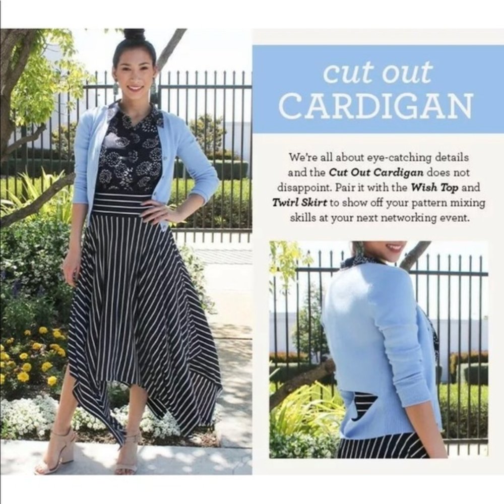 CAbi Ocean Breeze Cut Out Cardigan #5140